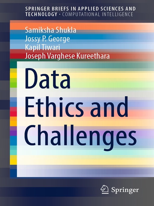 Title details for Data Ethics and Challenges by Samiksha Shukla - Available